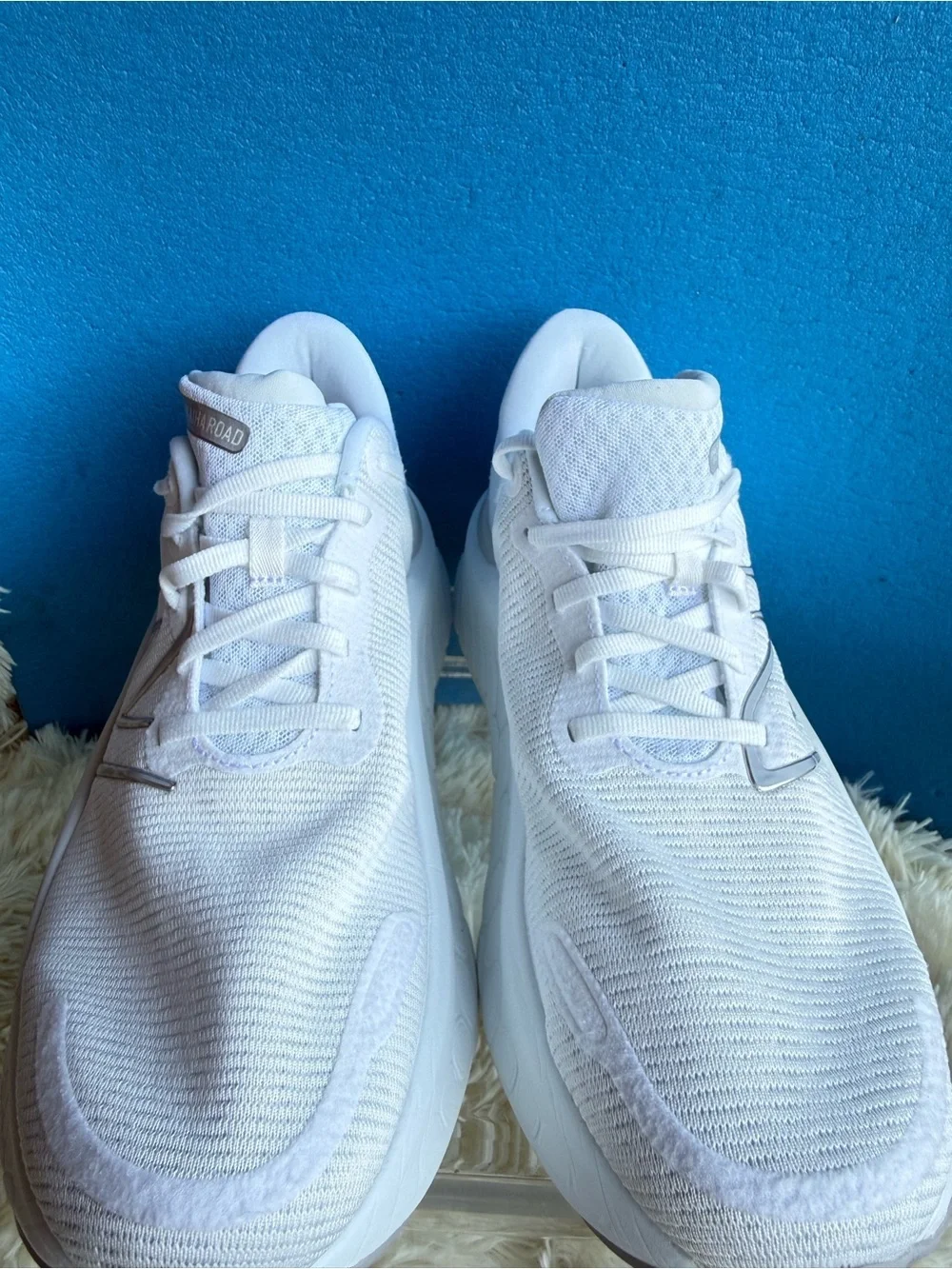 New Balance Women's White Athletic Running Sneakers